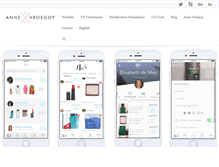 Tablet Screenshot of annevroegop.nl